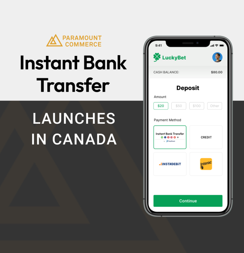 Paramount Commerce Launches Instant Bank Transfer in Canada cover
