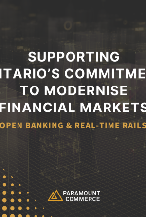 Paramount Commerce Supports Ontario's Commitment To Modernise Financial Markets cover
